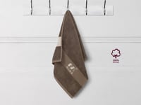 طقم مناشف قطن بامبو 4 قطع - بني