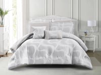 مفرش ANALIA فاخر جاكار مزدوج - 200×200 سم - 10 قطع...