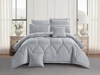 بكج NORA الصيفي مزدوج - 200×200 سم - رمادي