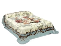 بطانية مورا جولد الإسبانية طابق واحد مزدوج - سماوي