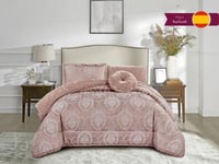 مفرش MALAGA شتوي فاخر جاكار بطانية مفرد ونص - 140×...