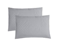 مفرش NORA صيفي مزدوج - 200×200 سم - 10 قطع - رمادي