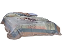 بطانية مورا جولد الإسبانية طابق واحد مزدوج - R20 -...