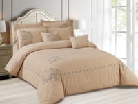 مفرش SAFTY فاخر مطرز مزدوج - 200×200 سم - 8 قطع -...