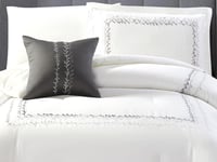 مفرش GISELLE قطن فاخر مطرز مفرد ونص - 140×200 سم -...