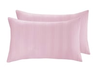 مفرش CROWN فندقي مزدوج - 200×200 سم - 7 قطع - وردي