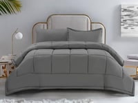 بكج HILTON الفندقي مفرد ونص - 140×200 سم - رمادي غ...