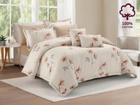 مفرش DONA مشجر مودرن قطن مزدوج - 200×200 سم - 10 ق...