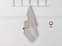 طقم مناشف قطن بامبو 4 قطع - بيج رمادي