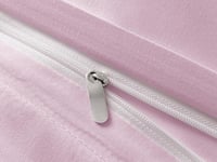 تلبيسة لحاف بدون حشوة مزدوج 4 قطع - وردي