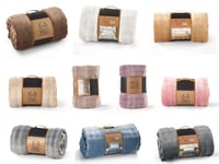 بطانية POP سادة مخمل خفيفة مزدوج - 200×230 سم - بي...