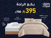 بكج EMILY الصيفي مفرد ونص - 140×200 سم - بيج غامق