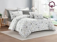 مفرش DONA مشجر مودرن قطن مزدوج - 200×200 سم - 10 ق...