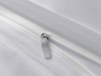 تلبيسة لحاف بدون حشوة مزدوج 4 قطع - رمادي فاتح