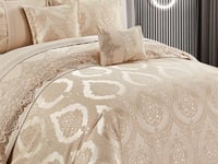 مفرش DIVA نفاس مفرد ونص - 140×200 سم - 4 قطع - بيج...