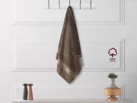 طقم مناشف قطن بامبو 4 قطع - بني