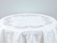 مفرش طاولة قطيفة بريم سـكـري - 100×100 سم