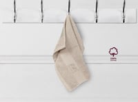 طقم مناشف قطن بامبو 4 قطع - كريمي