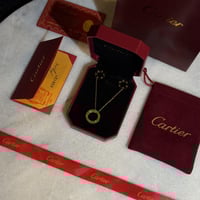 سلسال كارتير love + حلق مع الملحقات