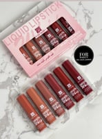 طقم روج سائل ثابت 6 قطع روز بيري