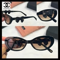 نظارة شانيل بفيونكه لذر بني