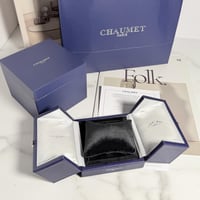 ساعة شوميه مقاس صغير فضي بفصوص