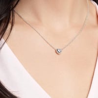 سلسال باندورا PANDORA قلب فضي مع ملحقات