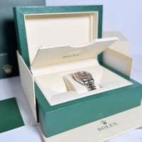 ساعة رولكس مينا عسلي مقاس 30