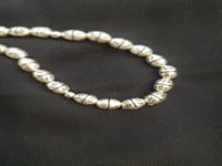 سبحه من الكروم مطلي فضه ٣٣ حبه