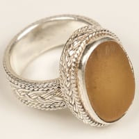 خاتم زراف فضة