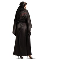 ثوب مكمم اسود سيدات مقاس من 50 - 60