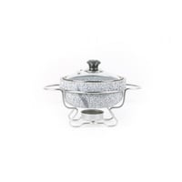 وعاء حجر بغطاء زجاجي و سخــان -2