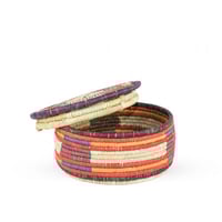 جــــونة ( حافظة أكل ) من الخـوص - وسط مقاس 23سم