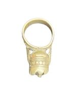 حلق قديم فضه للخيط قديم ونادر