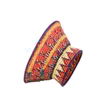 مطــرح مُزين بالتطريز الشعبي - وسط مقاس 24سم