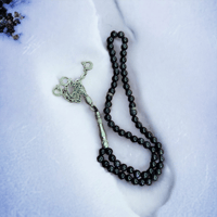 مسبحه حجر كريم مصنوع يدويا (صنع بحب )