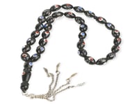 سبحة مزينة بأهداب معدنية - عدد 33