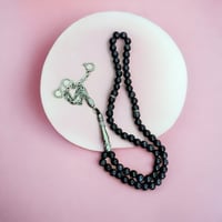 مسبحه حجر كريم مصنوع يدويا (صنع بحب )