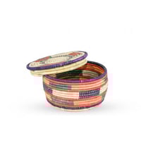 جــــونة ( حافظة أكل ) من الخـوص - وسط مقاس 25سم