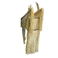 ميزب حجم كبير مهز جلد مزخرف