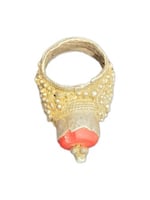 حلق فضه للخيط قديم ونادر