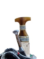 جنبيه خنجر الراس وتر مصفح مقاس 4 الصب فضه مقاس 5