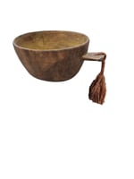 قدح من الخشب قديم ونادر سعة 5 لتر