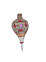 منفاخ هواء لشب النار وسط مصنوع من الجلد الطبيعي