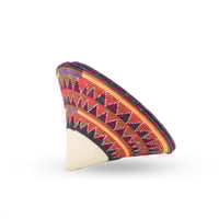 غطاء مدهن مغش و مطرح - كبير مقاس 36سم