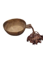 قدح من الخشب قديم ونادر سعة 5 لتر