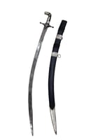 سيف قديم ونادر المقبض مصنوع من قرن وحيد القرن