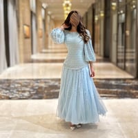 فستان بيرلا سماوي