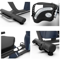 دراجة تمارين مغناطيسي مع مسند ظهر متحرك