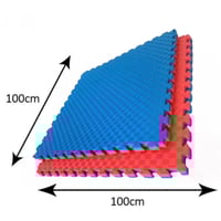 ارضيات نادي فوم اسفنجية ازرق و احمر سماكة 2.5سم (...